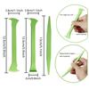 3Pcs/set New Vinyl Car Wrap Tool Protable Cars Micro Stick Squeegee Window Tinting Kit Corner Scraper Curves Slot Tucking Tools
