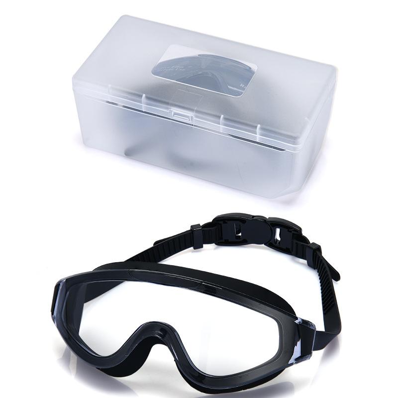 Custom Cross-Border Unisex Swimming Goggles High-Definition Waterproof Anti-Fog Silicone PC Lens Model MC-8100 China