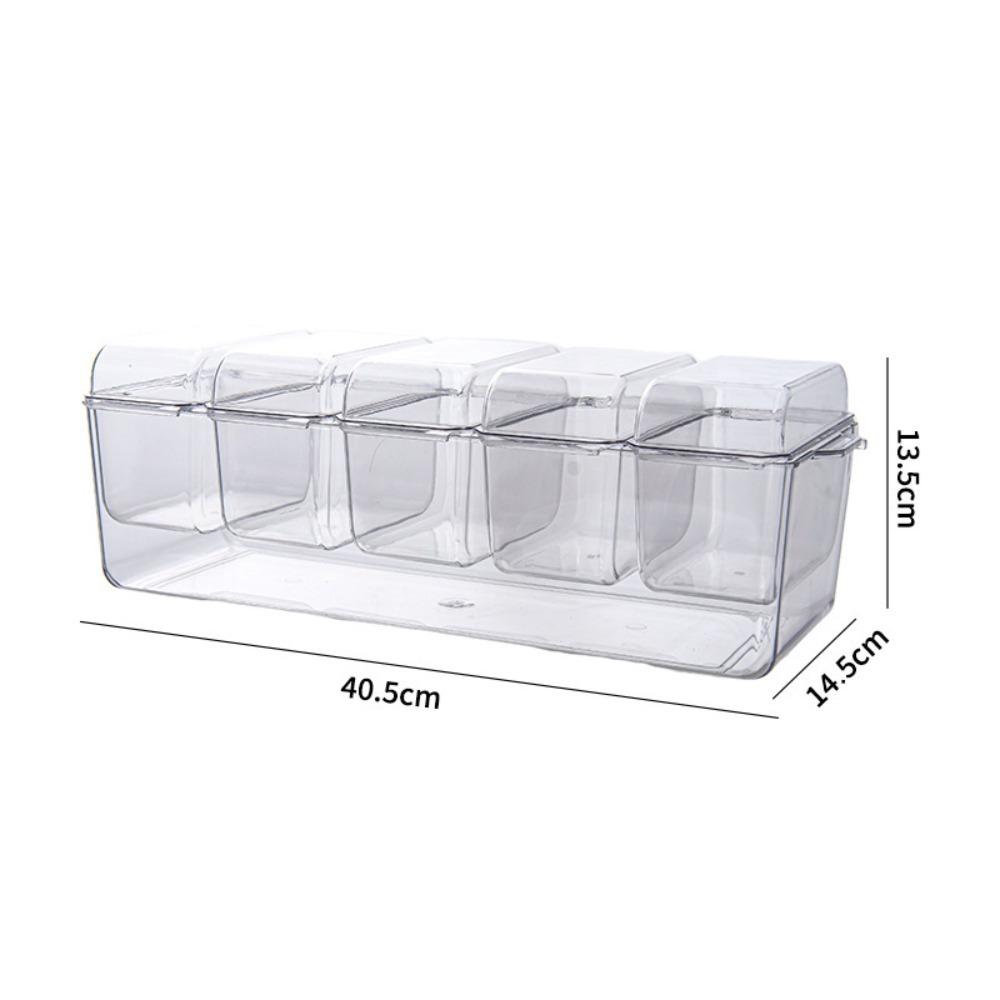 Transparent Fresh Iced Box Detachable Chilled Fruit Fresh-keeping Box New Condiment Tray