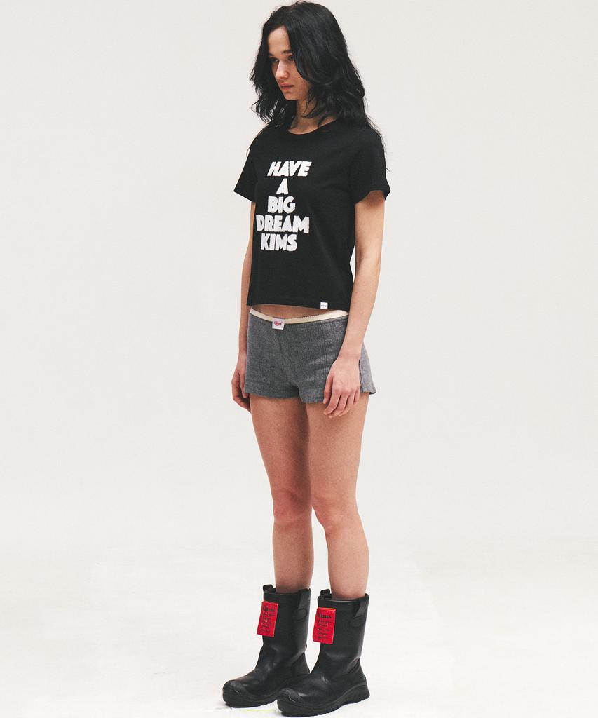 Kimseupeulesikoteunmakes (Unisex) Big Dream Tee Black