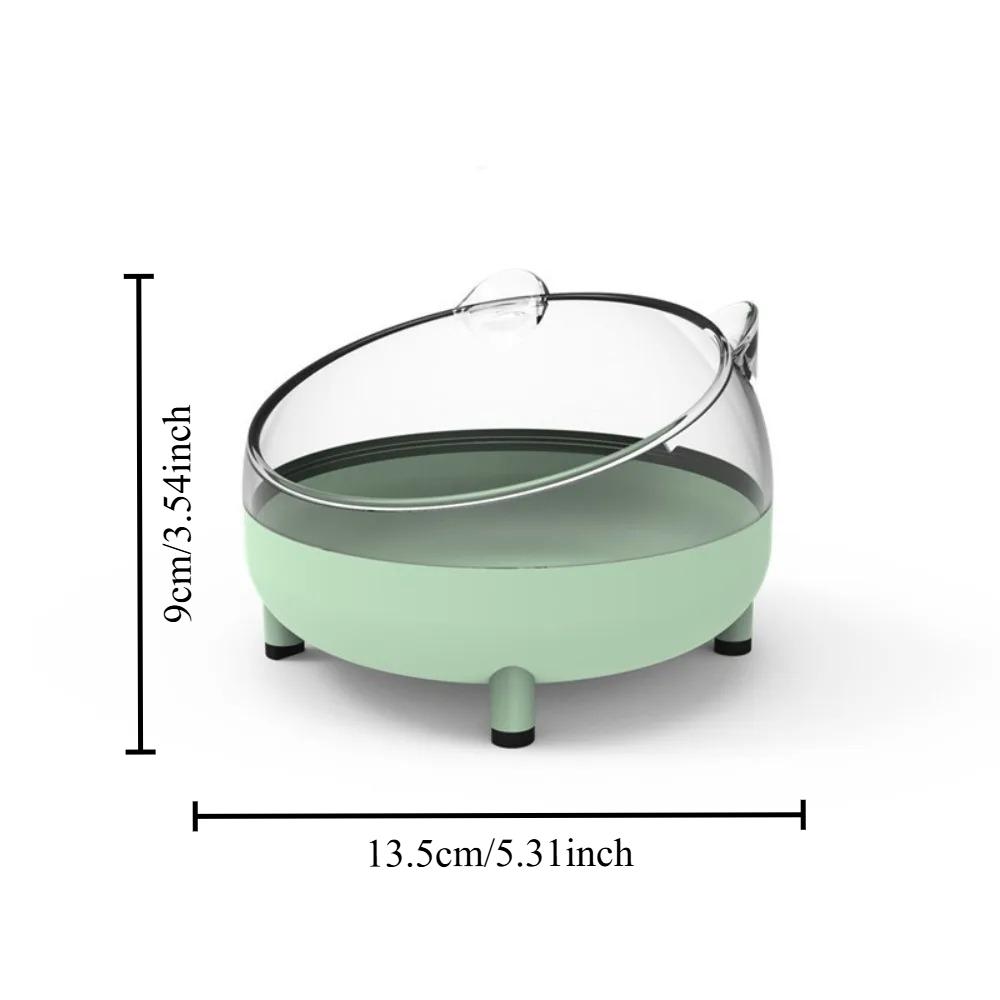 1Pcs Sandbath Box Hamster Cage Toilet Small Animal Mouse Rabbit Pet Bathhouse Bathing Easy To Clean and Safe Multicolor