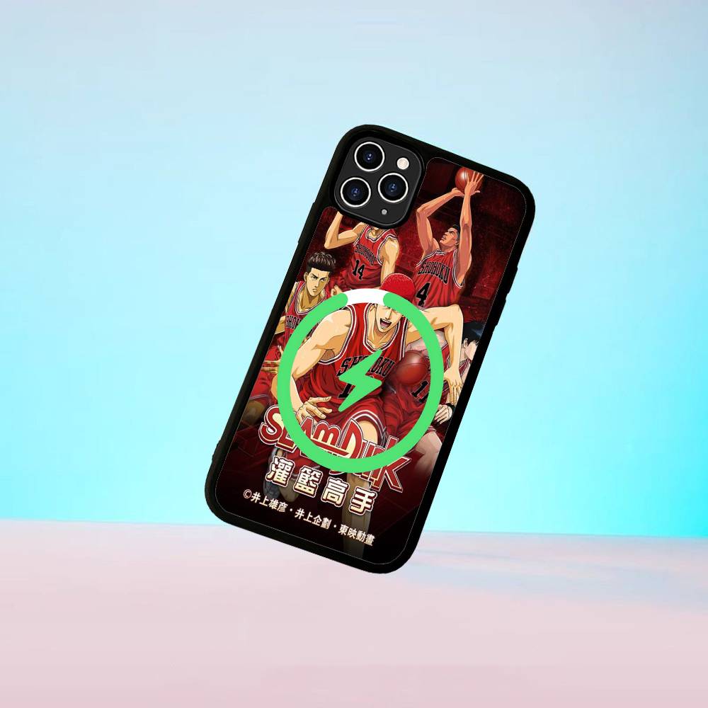 Japanese S-SLAM D-DUNK For Magsafe Magnetic Case For IPhone 17 Air 16 15 14 13 12 11 Pro Max Plus Wireless Charging