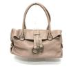 Gancini Shoulder Bag Tote Bag Leather pink/SilverHardware
