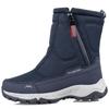 Men's Winter Fleece-Lined Thickened Insulated Snow Boots Slip-Resistant Waterproof Oversized Short Boots