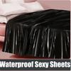 Adult Sex PVC Plastic Bed Sheets Sexy Game Waterproof Hypoallergenic Mattress Cover for Couple Flirt Bed Passion Supplies Tool