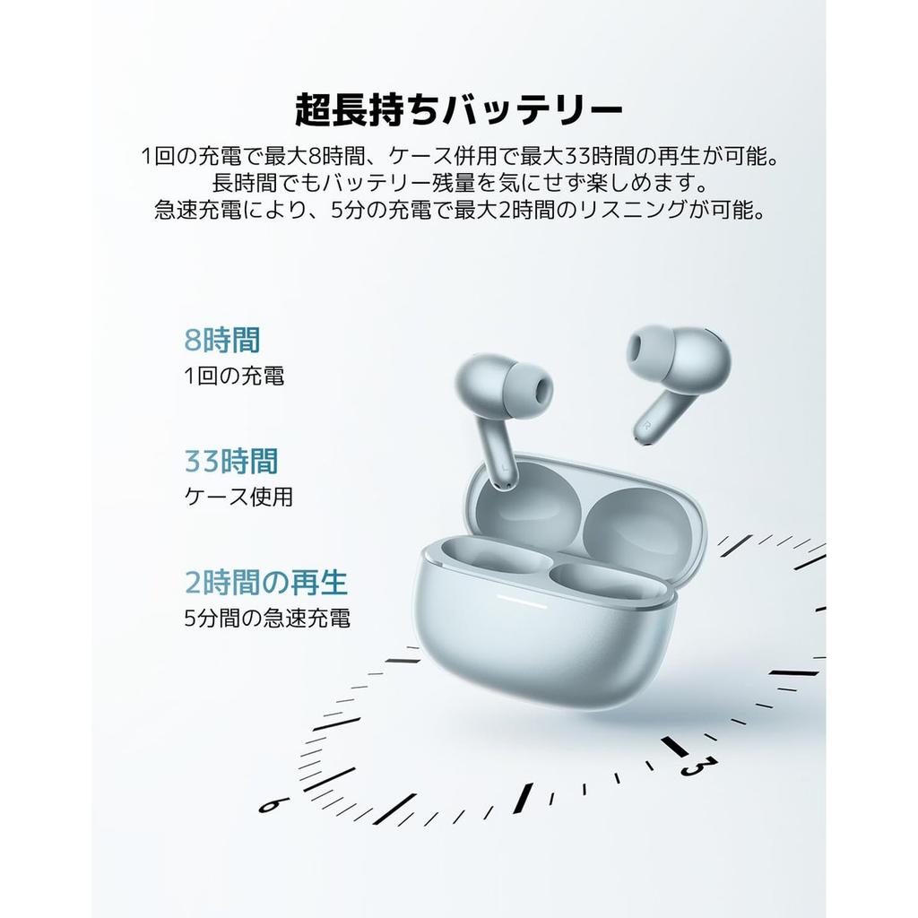 Xiaomi Redmi Buds 8 Pro Wireless Noise Cancelling Earphones - Hi-Res Audio