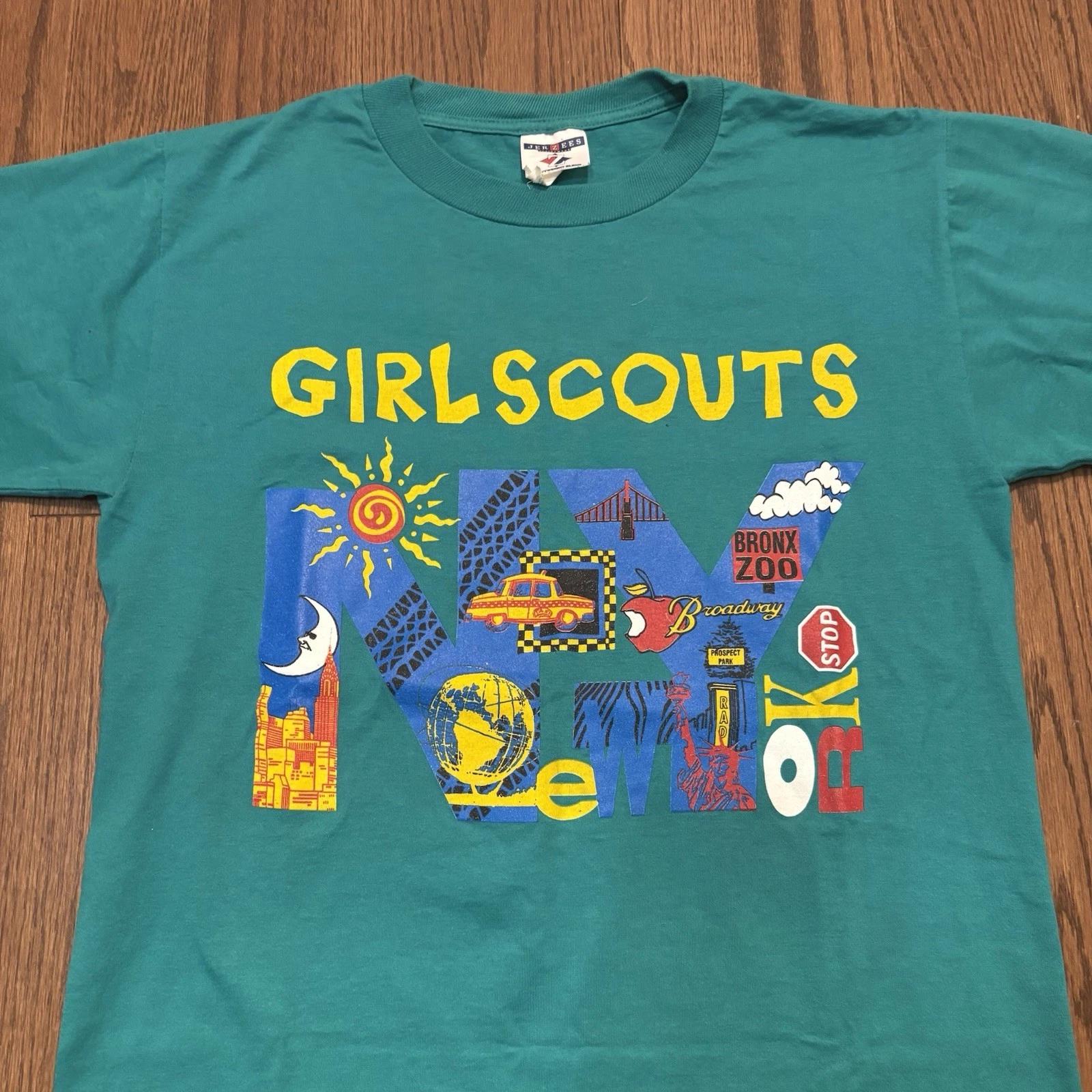 Vintage Girl Scouts T Shirt NYC New York Y2K 90s Brownies - Men’s Medium RARE XL