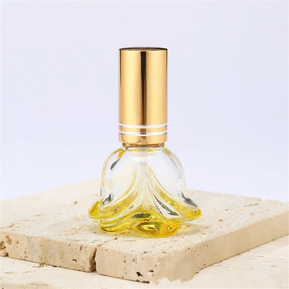 6 ml Pojemniki kosmetyczne do ponownego napełniania Grube szklane pompki zapachowe Kolorowe butelki perfum