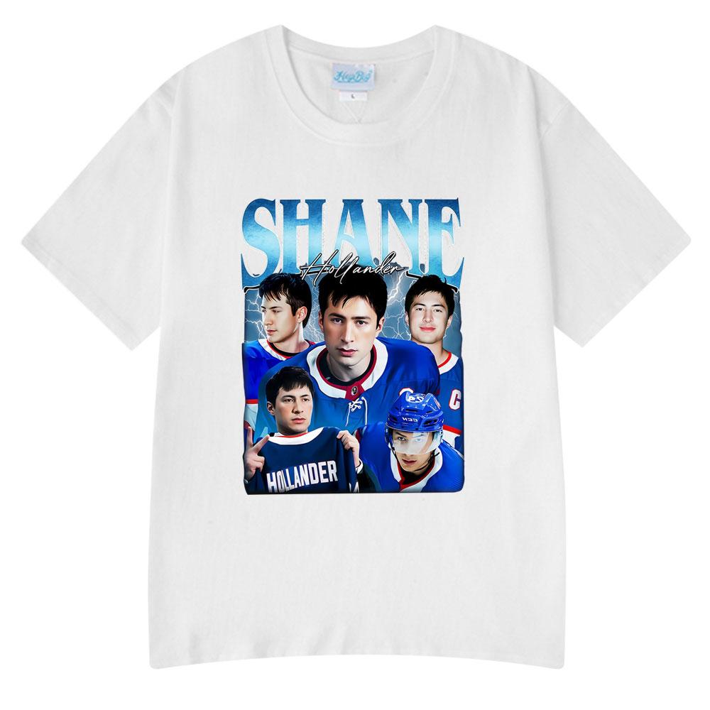 Heated Rivalry Shane Hollander Graphic Print Tshirts Men Women Clothing Fashion Couples Clothes Summer Short Sleeves T Shirts
