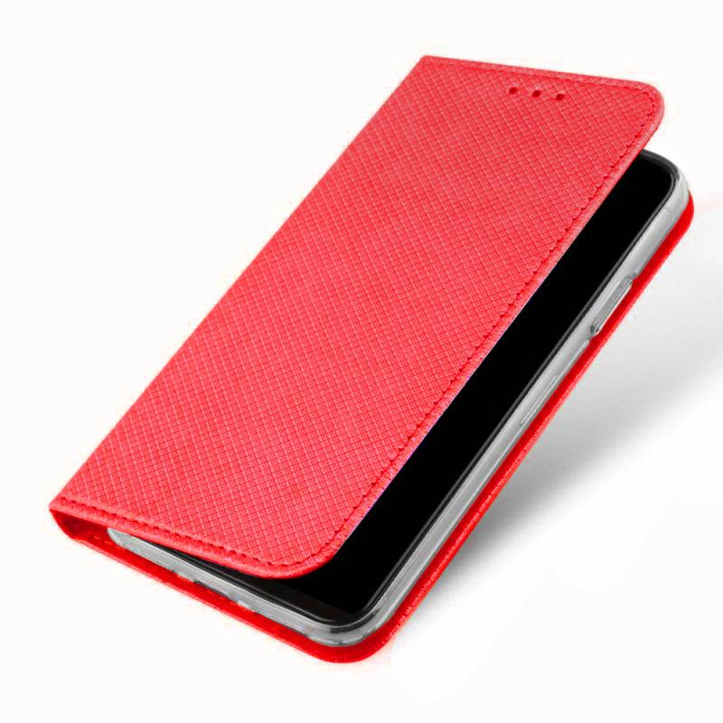 Smart Magnet case for Samsung Galaxy M53 5G, Red