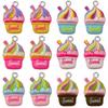 12-Color Resin Milkshake Ice Cream Cake Charms for DIY Jewelry
