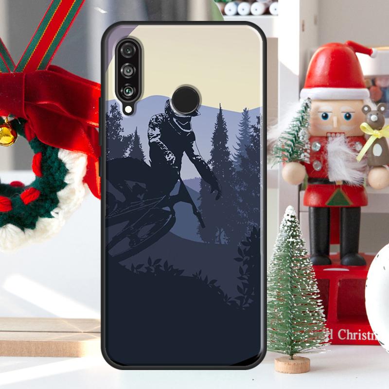 Bike Cycling Art For Huawei Honor 50 X9 X8 X7 Magic4 Pro P50 P20 P40 P30 Lite P Smart Z 2021 Nova 5T Case