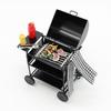 Kitchen Toy For Doll House Picnic Dollhouse Miniature Black Bbq Grill Model Grill Garden Outdoor Decor Kids Pretend Play Toy