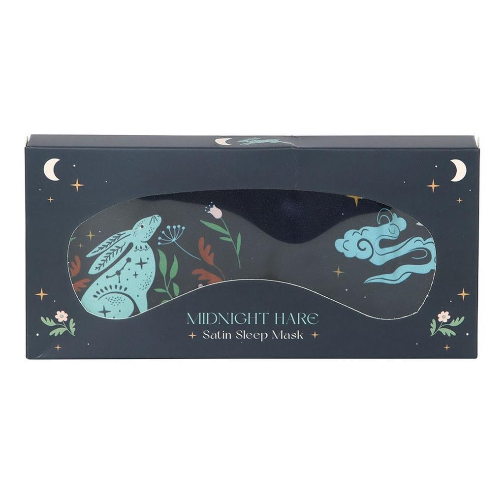 Something Different Midnight Hare Satin Sleep Mask