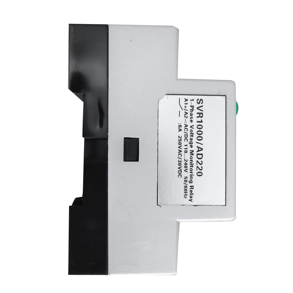 AA58 Spannungsdetektionsrelais SVR1000 Spannungsschutz Digitale einphasige Überwachungs-Schutzrelais,ACDC 24-48V