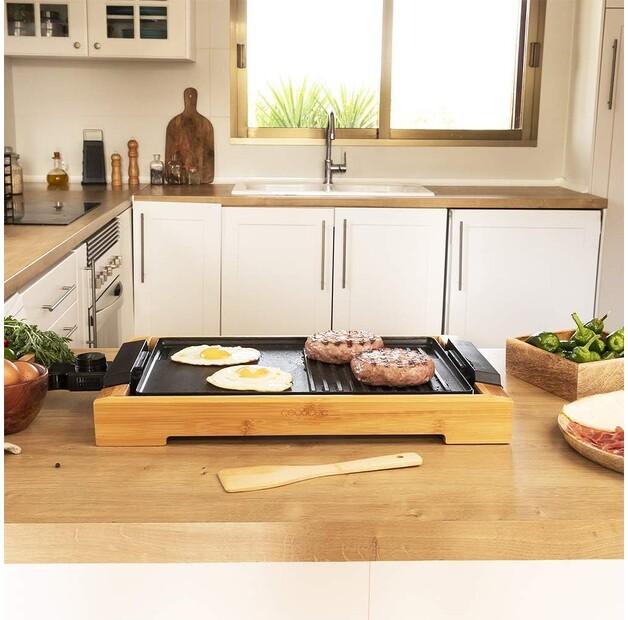 Электрогриль Cecotec Tasty & Grill 2000 Bamboo black (03058)