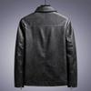Men's Outerwear Spring and Autumn Style Comfortable and Handsome Temperament Leather Jacket Popular Korean Version Plus Size Men's Leather Jacket