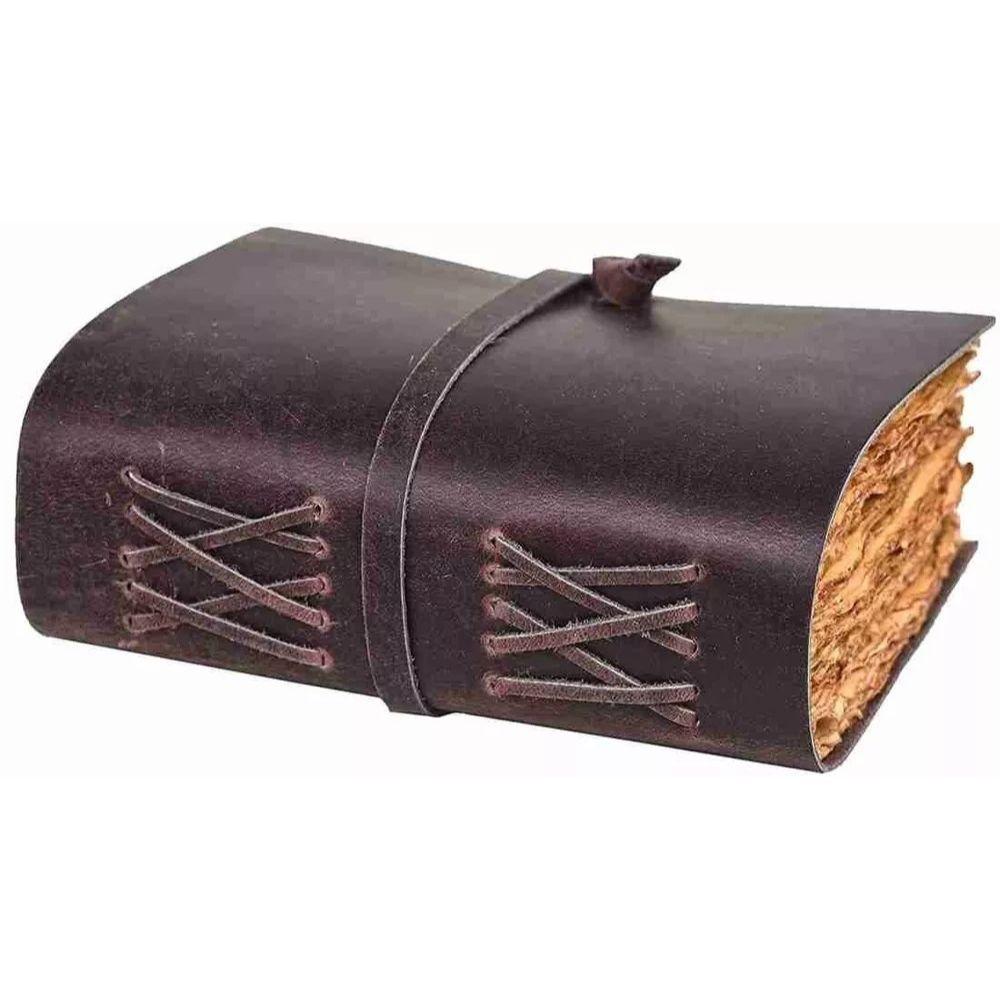Vintage Leather Bound Journal Antique Handmade Paper Notebook Diary Sketchbooks