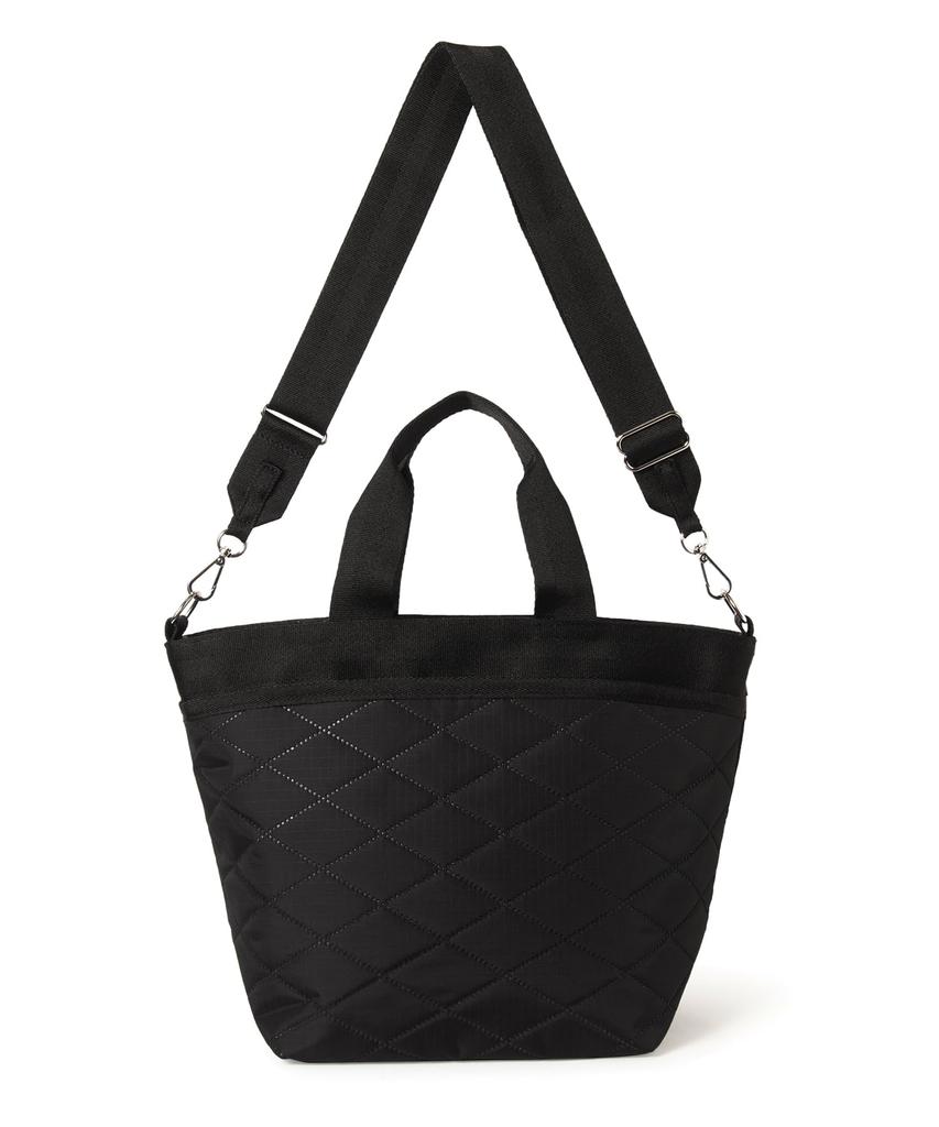 BUCKET Cross Debossed TOTE/1116/Black