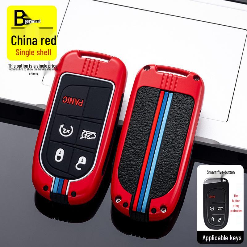 

Чехол для ключа Jeep Compass, Cherokee, Grand Cherokee и корпус для автомобиля Renegade Commander с пряжкой set