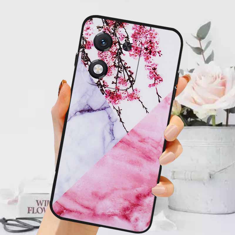 For Honor X70i 5G Case Luxury Marble Silicone Soft Phone Covers for Honor X70i 5G Protective TPU Back Shells ABR-AN00 Coque Capa