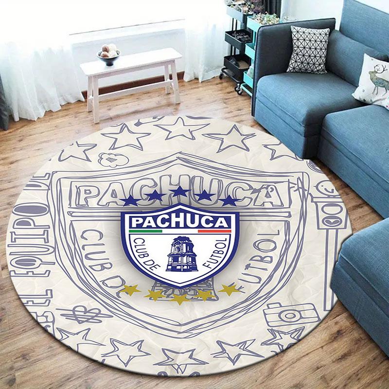 C.F. Pachuca Round Area Rug,Carpet Rug for Living Room Bedroom Sofa Playroom Decor,Non-slip Floor Mat