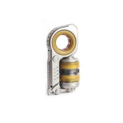 Stal nierdzewna Sinian Fidget Slider - Sensoryczna zabawka EDC na lęk i ADHD, Spinner Fidget do łagodzenia stresu z PEI