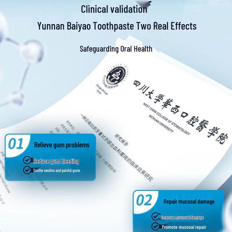 Yunnan Baiyao Hochland Spearmint Zahnpasta Doppelpack