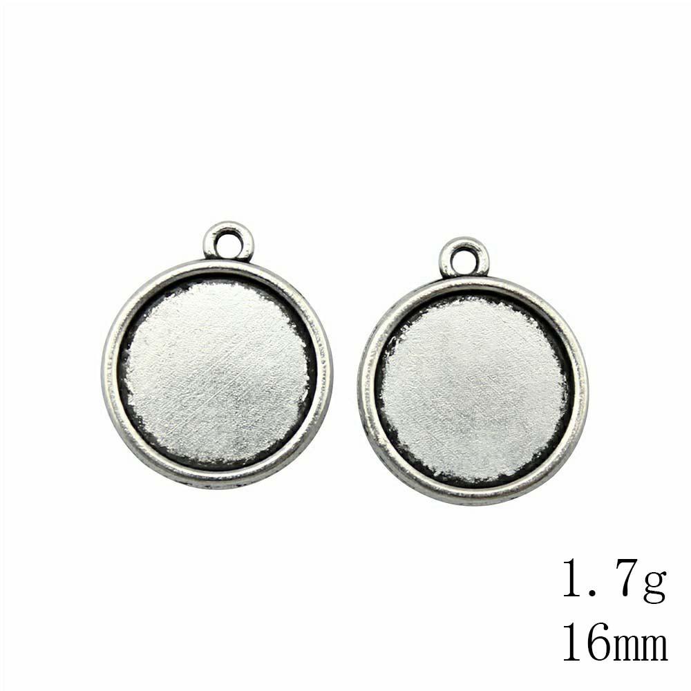 Back To School Jewelry And Accessories Fit Round 16mm Glass Cabochon Base Setting Tray Accessories Parts Items Accessories Accessories