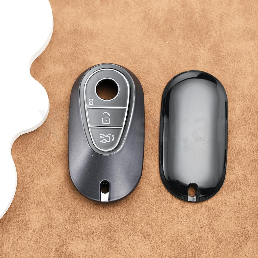 Keyless Fit For Mercedes Benz W206 W214 W223 C236 X254 Cle Glc Eqs Eqe C E S Class Gun Grey Tpu Auto Key Fob Remote Case Cover Auto Accessories