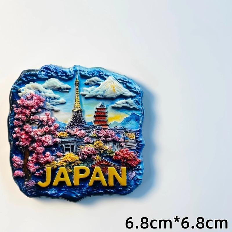 Japan Refrigerator Magnets Tokyo Travel Souvenirs Mount Fuji Hokkaido Sapporo Fridge Stickers Birthday Gifts
