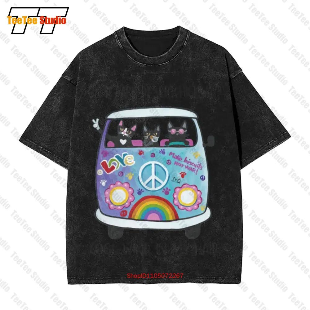 On A Dark Desert Highway Cool Wind In My Hair Cat Sus Trend Vintage Oversized TShirt YOTQ S