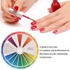 Tattoo Color Wheel Paper Card Color Learning Guide Nail Pigment Selector Card