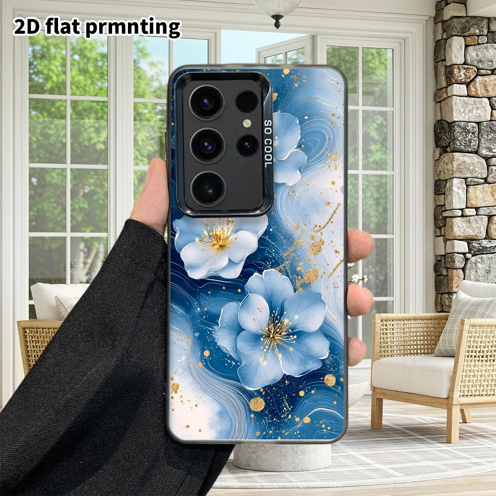 Phone Case: 2D Flat Samsung Galaxy A34 A35 M05 M06 S20 S22 S21 FE Plus 5G Protective Case, Couple Style, Artistic Design, Christmas and Halloween Gift