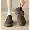 Fashion Fashion Platform Women Flats Shoes Designer Elegant Buckle Sneaker 2025 New Autumn Cozy Shoes Running Casual Zapatillas De Mujer