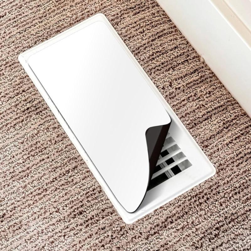 Magnetische Lüftungsgitter Abdeckungen Überlegene Magnetkraft Quadratischer Lüftungsschlitzschutz Einfach zu bedienen für Häuser Decke Wand HLK & Nutzung