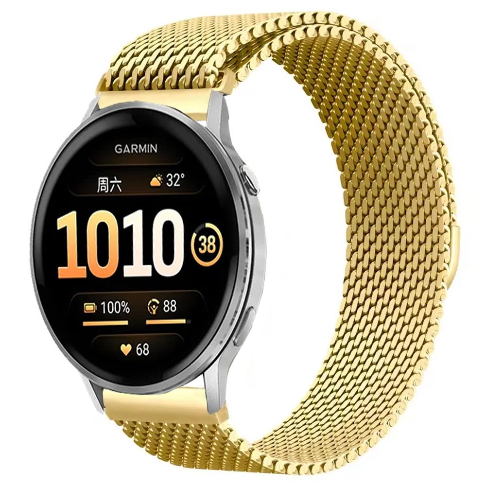 18mm 20mm 22mm Magnetic Milanese Strap for Garmin Forerunner 170 70 570 970 965 265 55 165 265S Bracelet for Garmin Venu 4 3 3S 2S sq 2 Band