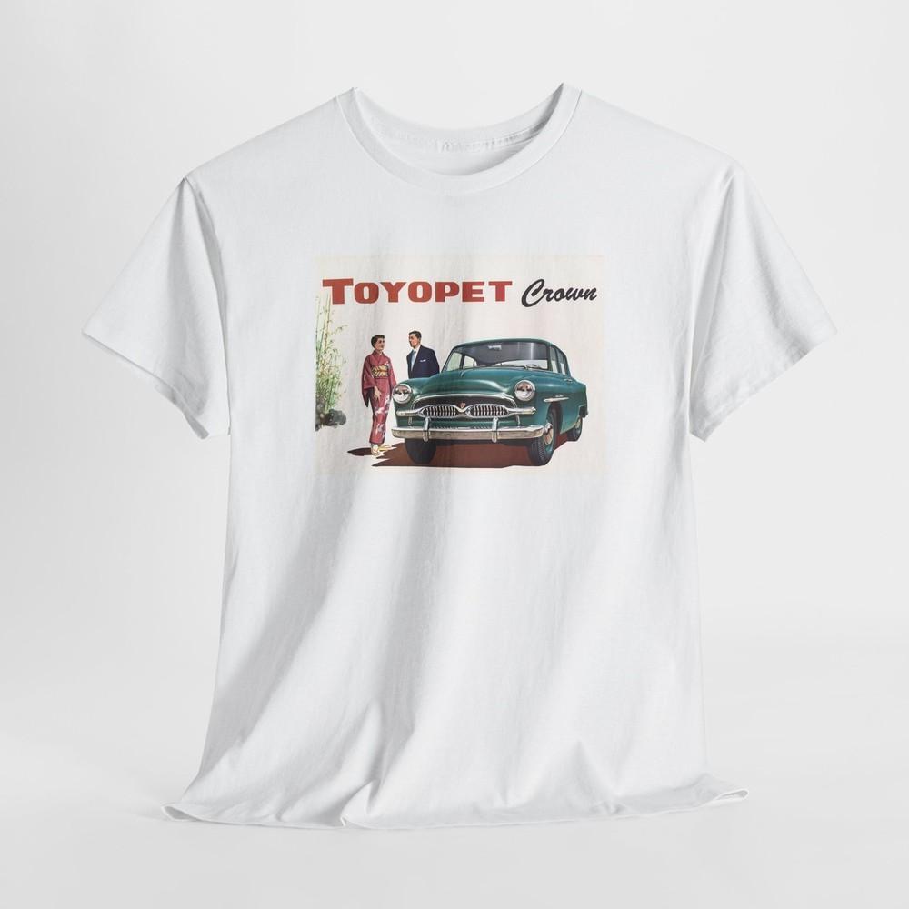 

Toyopet Crown Vintage Unisex Unisex Heavy All Cotton, Retro Car T-Shirt 4XL