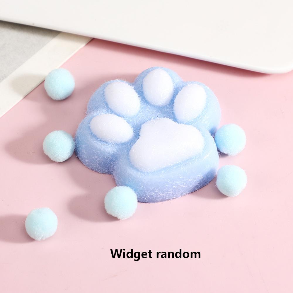 Cute Cat Paw Squeeze Toy - Soft Squishy Stress Relief For Anxiety & Relaxation - Fun Decompression Gift For Adults & Kids