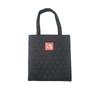 Tom and Jerry Quilted Tote Black Bag,