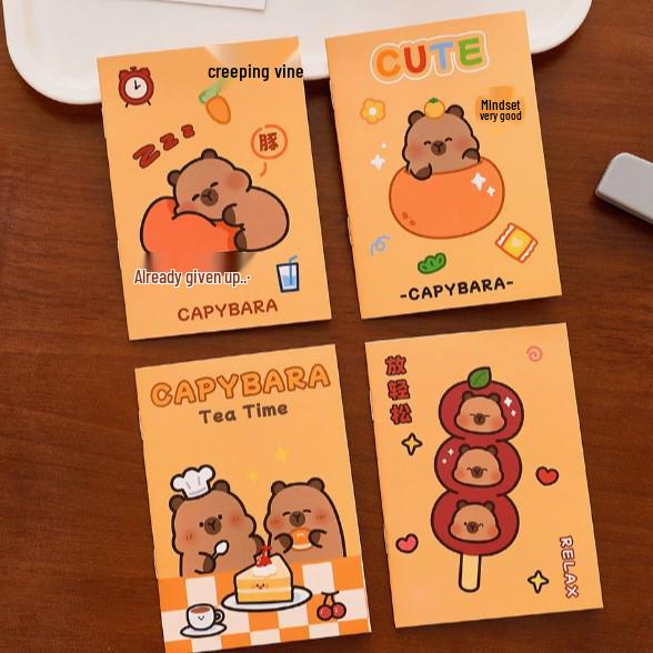 Capybara Keychain - Cute DIY Stationery Gift for Student Graduation or Children's Reward