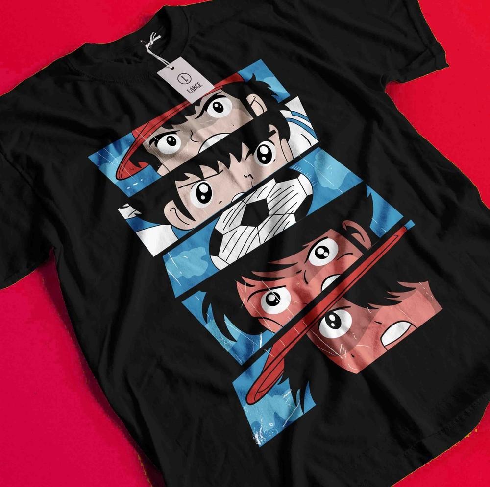

Captain Tsubasa T-Shirt Japanese Anime Football Unisex Tee Soccer Manga Tshirt BB288 3XL