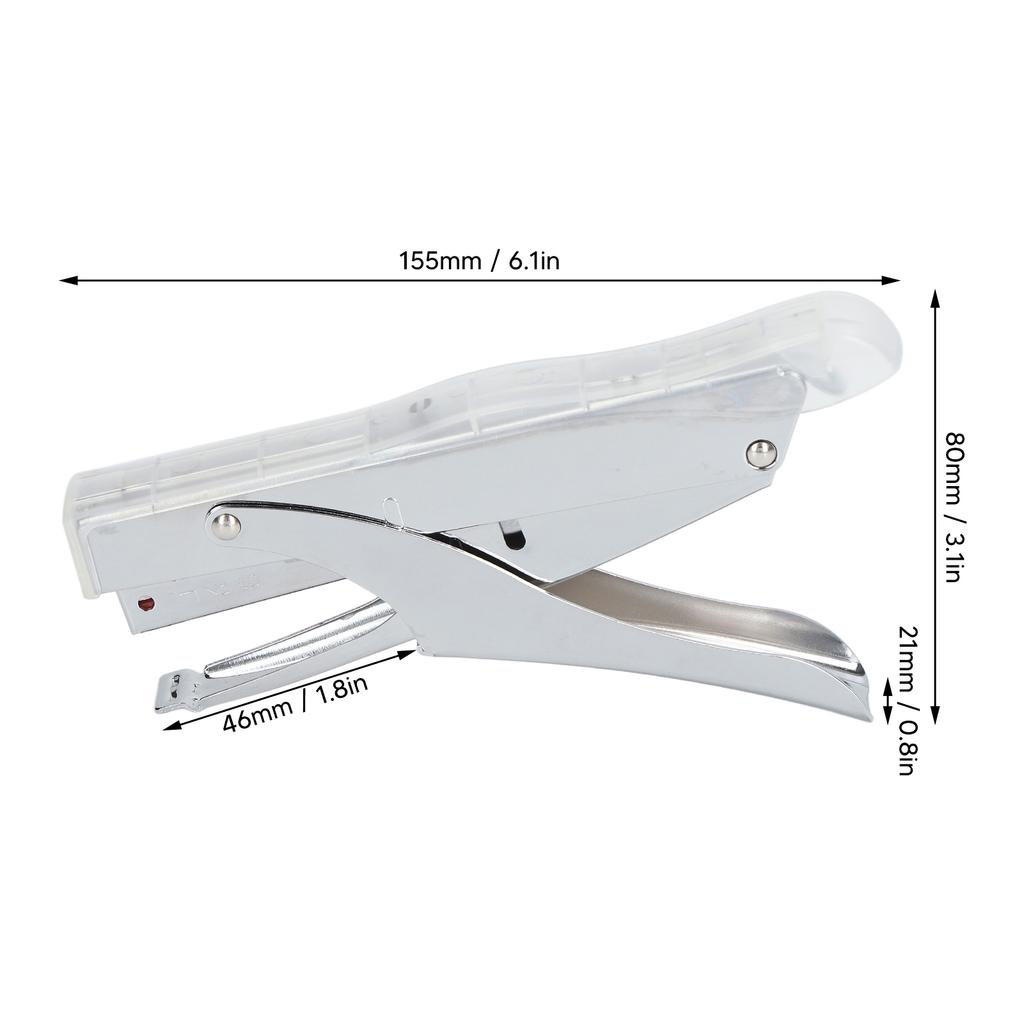 Hand Held Stapler 10 Sheets Capacity Ergonomic Labor Saving   Stapler for Binding Documents