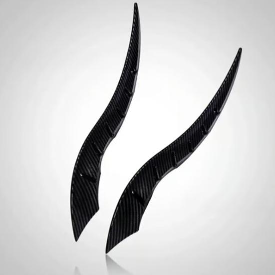 1 Pair Car Dragon Horn Decoration Personalized Vehicle Modifications 3D Horns Sticker Ornament for SUV Sedan Hatchback