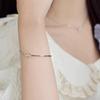 Bow Half Bracelet Bracelet Female Korean Versatile Niche Exquisite High-end Ins Style Jewelry Female