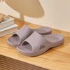 Women's Thick Sole Non-Slip EVA Slippers - Poop Design, Air Cushion Comfort for Couples, Summer Indoor Use.