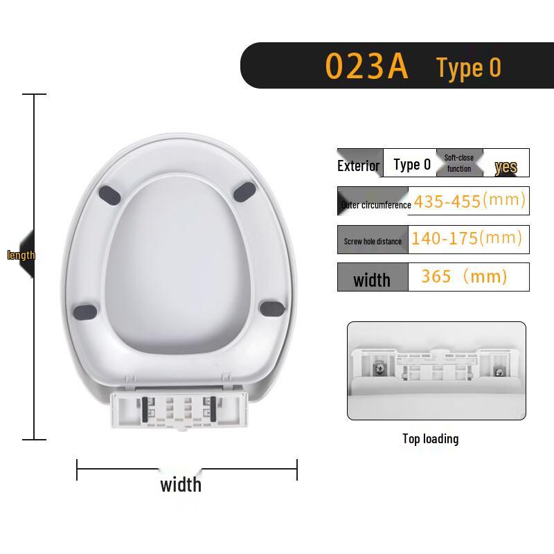 MDNG Soft-Close Thickened Toilet Seat