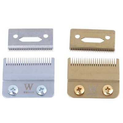 2Pcs W-2 Profession 2-Gat Replacement Clipper Blade Trimmer 440C Moveable Blade