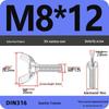 304 Stainless Steel Hand-Tightening Butterfly Weld Screws - Ram Horn M4 M5 M6 M8