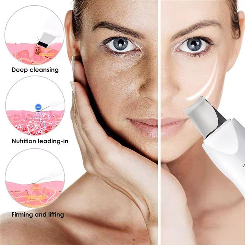 Skin Scrubber Deep Vibrate Facial Cleaner Shovel Spatula Not Ultrasonic Face Scrubber Pore Cleaner Facial Shovel Massager